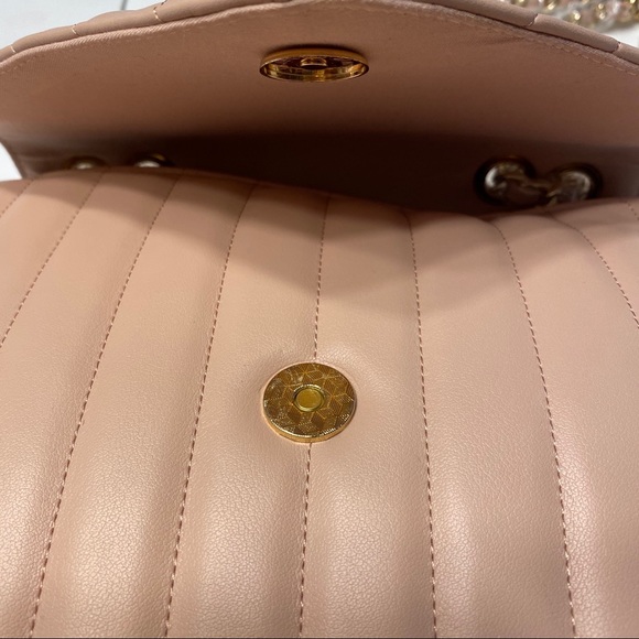 NWT Pink Chain Strap Shoulder Bag Purse Adjustable - Picture 4 of 6